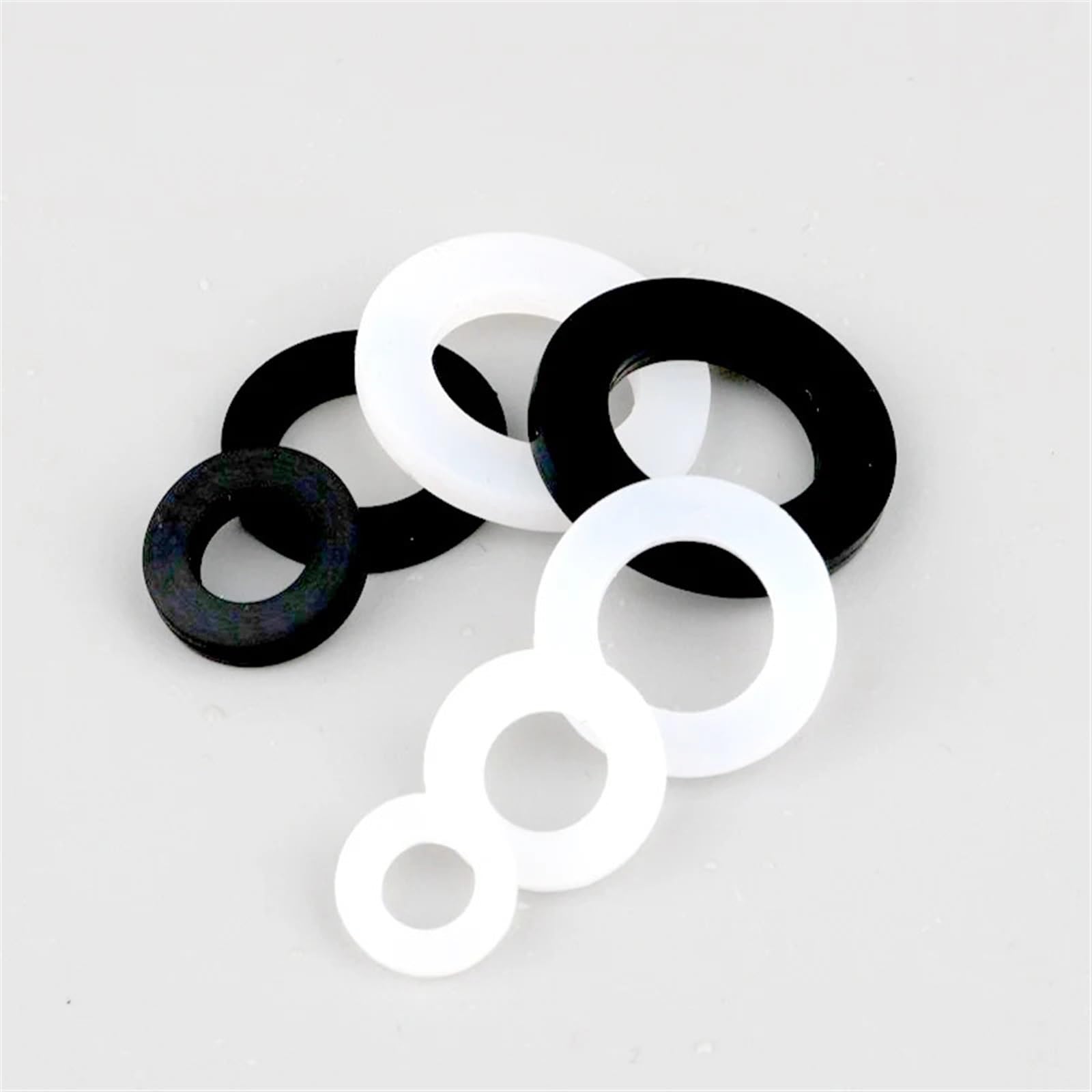 20 piezas 1/2 "3/4" 1 "junta plana junta tórica anillo de arandela de sellado anillo de sellado de arandela de grifo de plomería(1I2 inch)