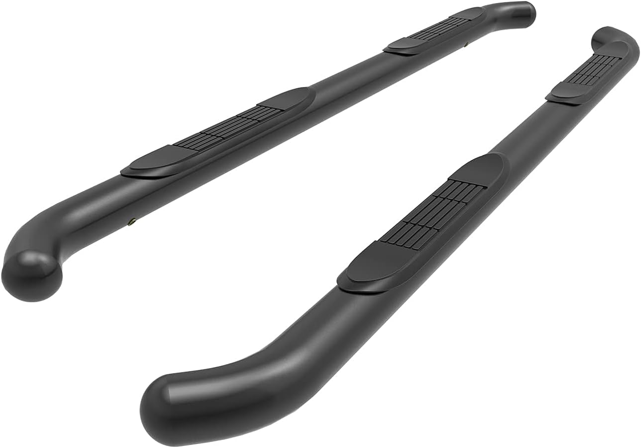TAC Side Steps Compatible with 2004-2010 Dodge Durango | 2006-2010 Chrysler Aspen 3 inches Black Side Bars Nerf Bars Step Rails Running Boards Off Road Automotive Exterior Accessories (2 Pieces)