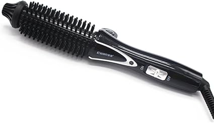 Cooliss AT08 Cepillo eléctrico Rotatorio Iónico para el cabello, Cepillo  moldeador por aire caliente Anti Escaldado Control de Temperatura Cerámico  y Calefacción Rápida (Negro) : Amazon.es: Belleza