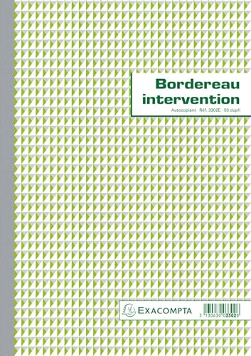 Manifolds rapports d'intervention - 50 feuillets autocopiants