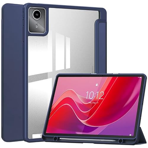 �yFENUSL�z�Ή�NEC LAVIE Tab T11 T1165/KAS (PC-T1165KAS) 11�C���`�^�u���b�g�P�[�X�^�b�`�y�����[TPU�P�[�X �����h�~ 2025�N���f���h�U�ی�J�o�[ (�_�[�N�u���[)