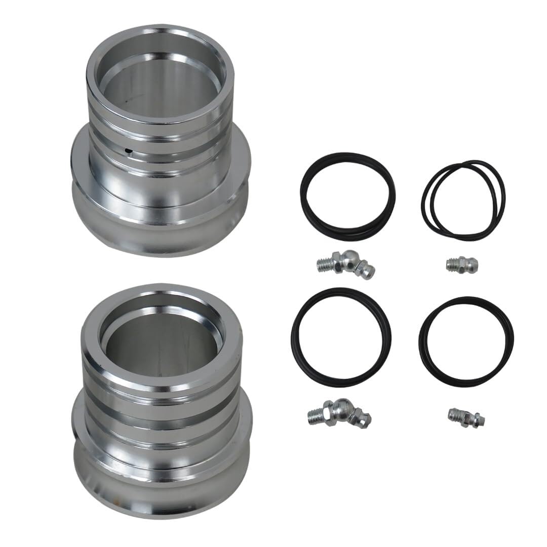 Całkowicie aluminiowy zestaw smarownicy do łożysk kół 44/40 MM do pojazdów Polaris UTV i ATV — zawiera podwójną uszczelkę typu O-ring i pierścienie gumowe