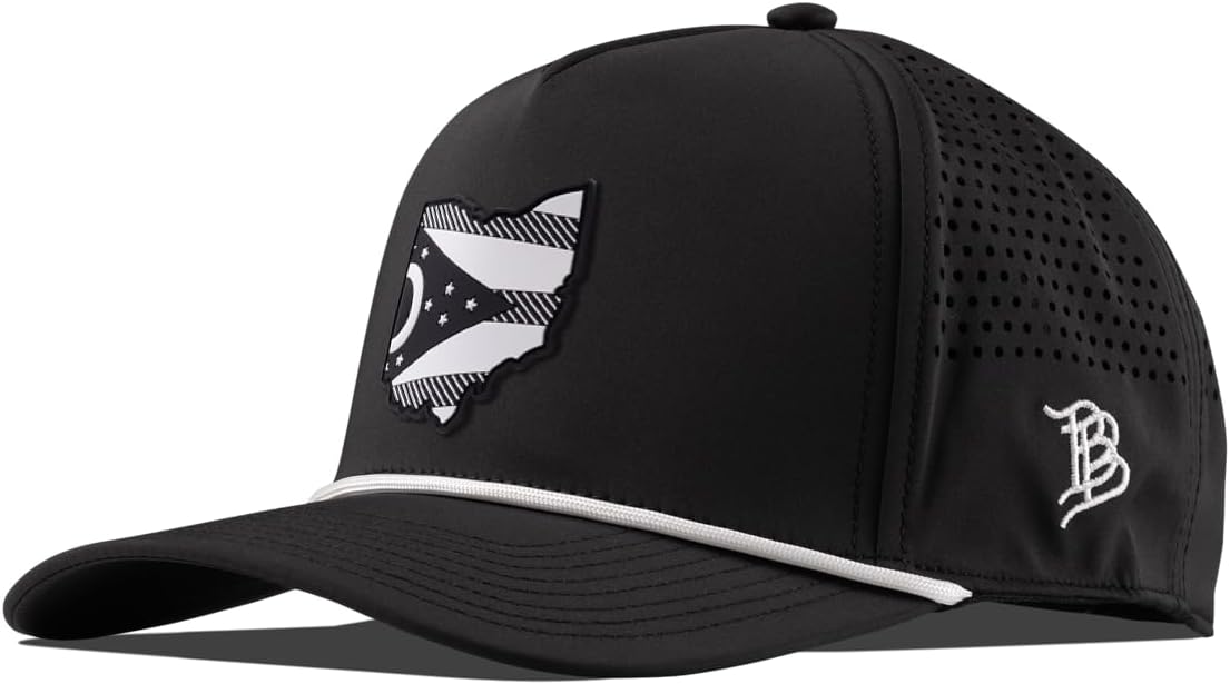 Branded Bills Ohio Vintage PVC 5-Panel Performance, Lightweight, Comfortable Baseball Cap