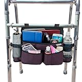 High Road Mobility Wheelchair Bag, Walker Organizer and Scooter Pouch with Bottle Holders for Adult