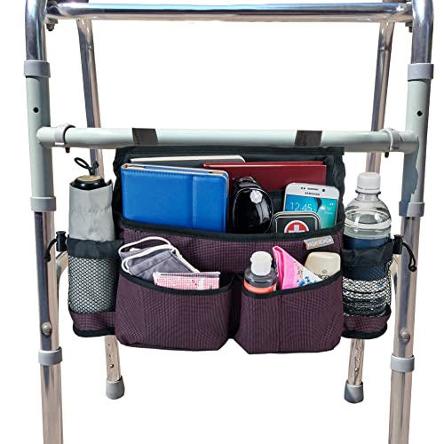 High Road Mobility Wheelchair Bag, Walker Organizer And Scooter Pouch With Bottle Holders For Adult Daily Living #TOP11