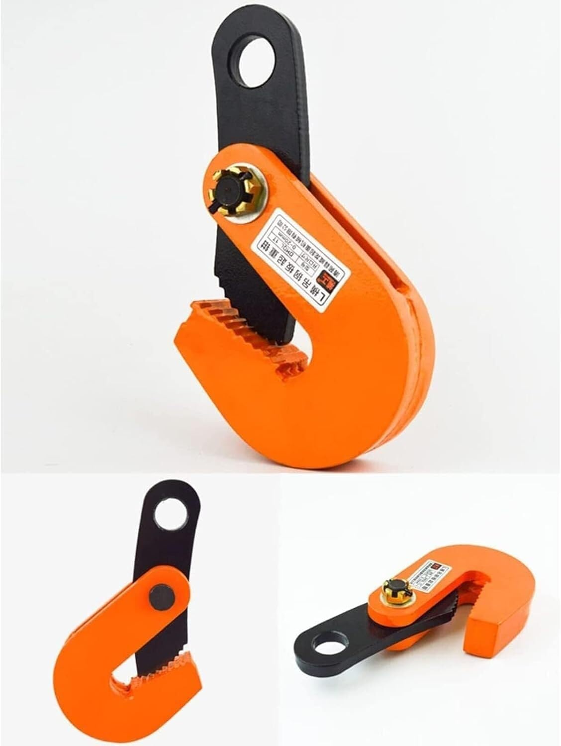 Lifting clamp Heavy-duty L-shaped Steel Plate Alloy Lifting Clamp, Diffusion Plate Fixing Device Fixing device(3.2T)