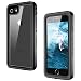 iPhone 8/iPhone 7 Waterproof Case, GOCOOL protective case for iPhone 8/7, Clear Sound with Built-in Protector Full Sealed Shell Case for iPhone 7/8, Waterproof, Shockproof, Dirtproof, Snowproof, Black
