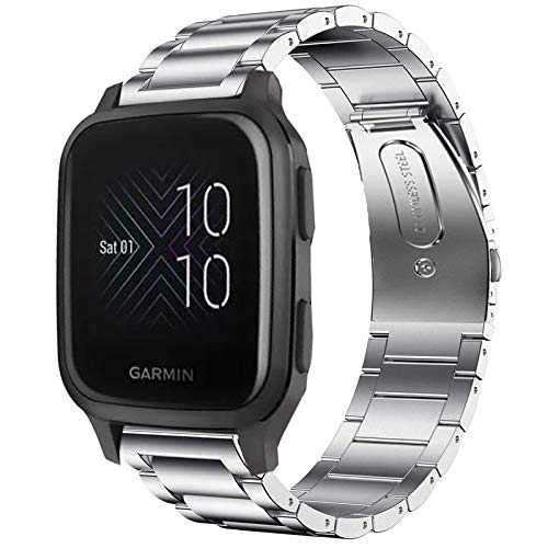 Amazon.co.jp: Lamshaw for Garmin Venu Sq バンド, ステンレス
