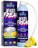 Foaming Garbage Disposal Cleaner with 24-Inch Hose | Deep Reach Drain Cleaner & Deodorizer | Odor Eliminator for Kitchen Drains & Disposals | Heavy-Duty Foaming Action | 1-Year Supply Per Can