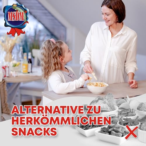 Tintenfisch Smoked (1kg XXL Pack) Fisch Jerky I High Protein I Snacks I Trockenfisch Omega 3 I Beef Jerky, Trockenfleisch & Chips Alternative