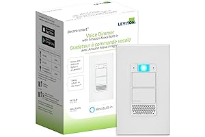 Brilliant dd00r-dlz Matching Dimmer with Leviton Voice Assistant