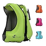 🎽【Geeignet für mehrere Gelegenheiten】：Unsere Aufblasbare Rettungsweste Nördliche Sicherheit für alle Erholungsmöglichkeiten im Wasser, Hohe Schnorcheln, Schwimmen, Kajak und andere Wassersportarten mit einer gewissen Beziehung mit einer gewissen Berechtigung. Hinweis: Die Weste ist Keine Leben weste! Es wird als Schwimmhilfe verwendet