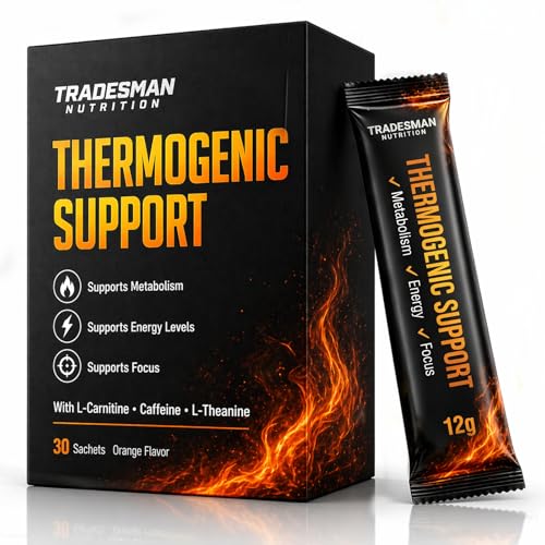 ONAISE Tradesman Nutrition Shred Thermogenic Support - Metabolism Support Formula for Energy & Focus 30 Sachets(1 Pack)
