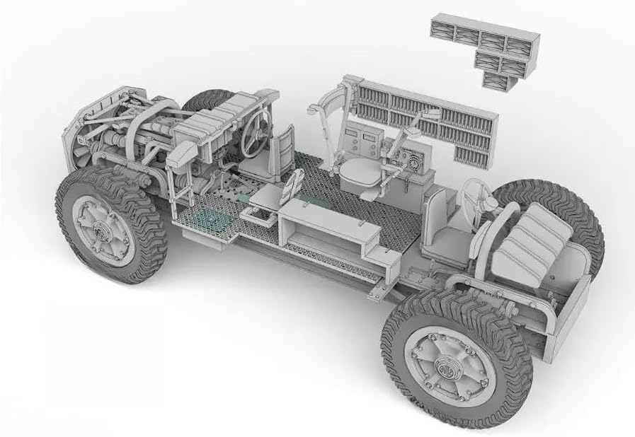 NM3501 1/35 Autoblinda AB40/41/43 Armored Car Internal Structure Kit