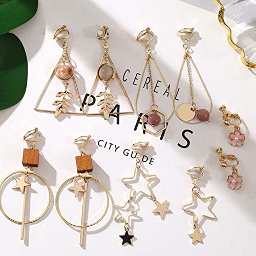 48 Pcs Earrings Beading Hoop Earring Pendants Earring Findings Teardrop Earring Triangle Earring Round Hoop Earring For Jewelry Making Diy Crafts Art Creation Women Girl Gift #TOP3