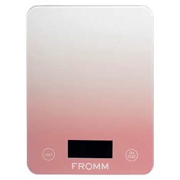 Fromm Color Studio Digital Scale for Measuring Hair Color, Dyes - Multi-Purpose Kitchen Food Scale for Weight Loss, Cooking, Baking, Keto, Meal Prep