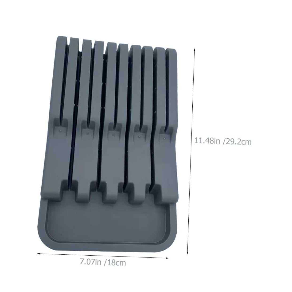 COLLBATH Kitchen Cutter Storage Stand Plastic Knife Organizer Rack Multi Function Draining Holder for Efficient Kitchen Utensil Organization for Home and Restaurant Use