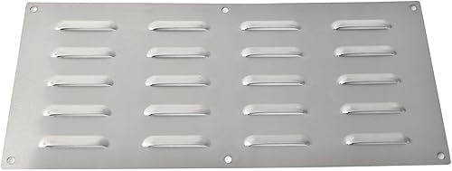 Miniatura 3 de Panel de ventilación de acero inoxidable para accesorios de parrilla de cocinas al aire libre, 15 pulgadas por 6-12 pulgadas