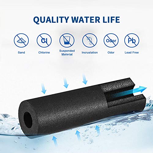 Pureza WF2CB Water Filter - Compatible with Pure Source 2 Water Filter, WF2CB, NGFC2000, FC100, Kenmore 469911, 469916, 3 Pack - Thumbnail 5