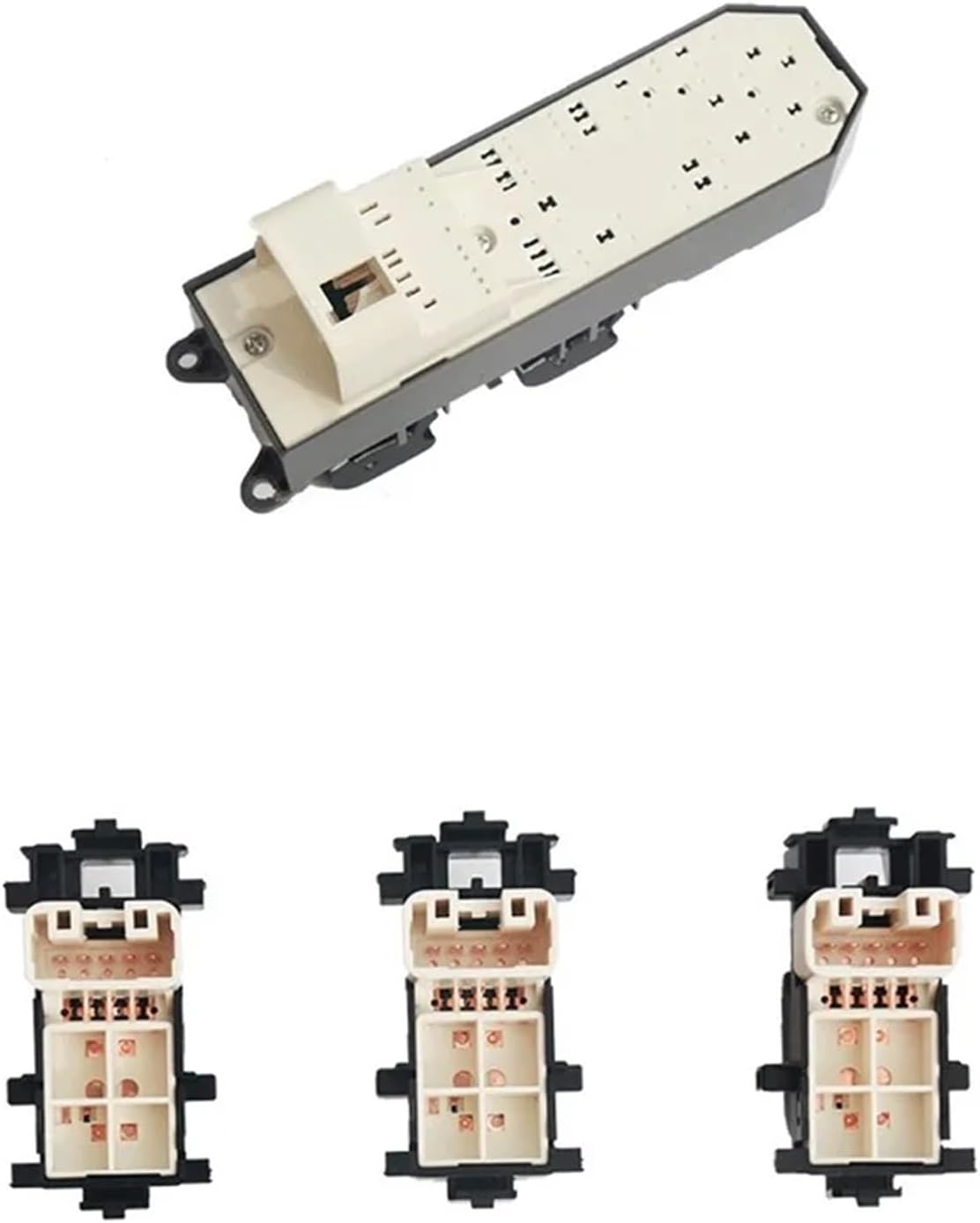 Lighted LED Power Single Window Switch Set Compatible with Toyota RAV4 RAV 4 Camry Compatible with Corolla Yaris Cruiser Vios Left Driving Orange Light(Color:Orange Light B)