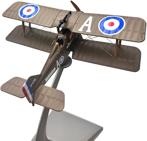 Miniatura 6 de 1:72 Escala WWI Royal Air Force SE.5A Biplane Propeller Fighter Metal Diecast Militar Avión Modelo Regalo Ornamento Colección
