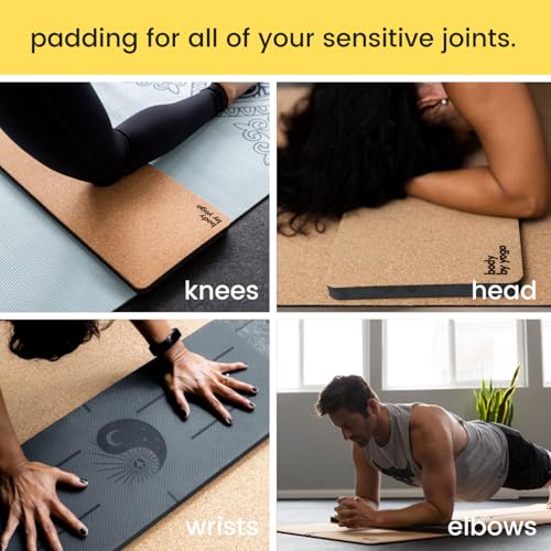 Image of Premium Yoga Knee Pad Cushion - Extra Thick Support for Knees, Elbows & Headstands | All the Comfort of an Extra Thick Yoga Mat with the Stability You Need for Standing Poses | Reversible Non-Slip Grip | Ideal for Yoga & Pilates Knee Pads