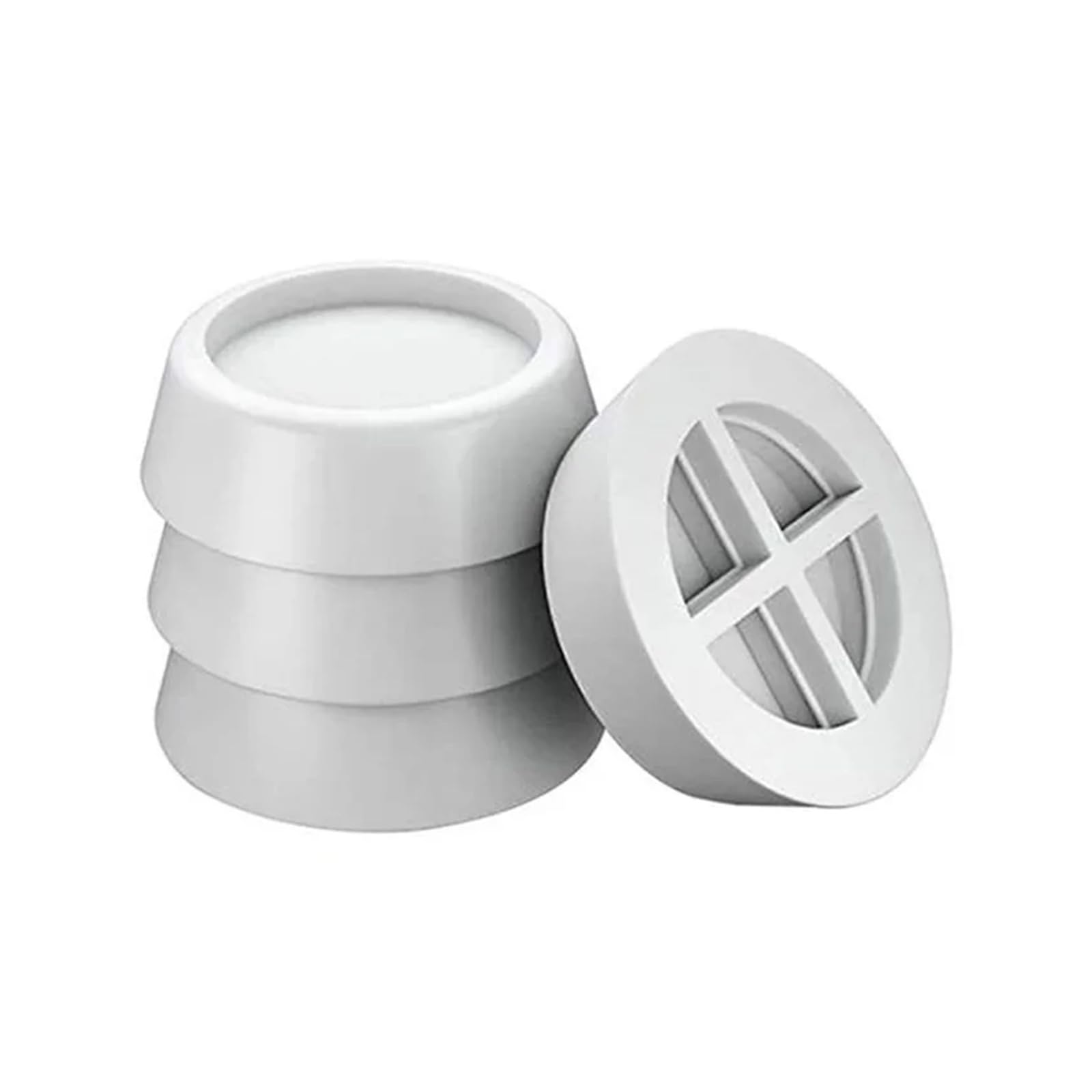 Almohadillas Antivibración De Goma For Lavadora, Soporte Universal For El Hogar, Almohadilla Silenciosa, 4 Uds.(White-4pcs)
