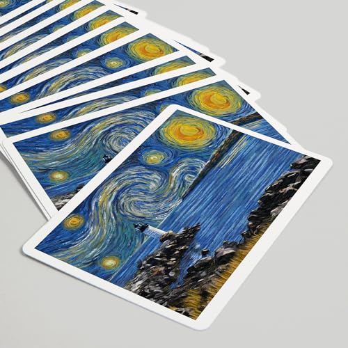 Juego de cartas Poker Salem Massachusetts Starry Night miniatura 5