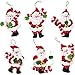 Bucilla Candy Cane Santa Felt Ornament Kit-Set of 6