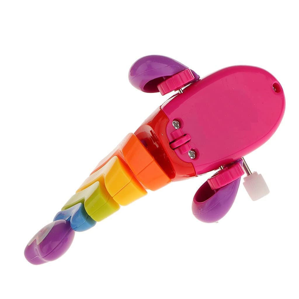 SHAKTISM Colourful Movable Fish Toy, Gear Wind Up Fish Toy for Girls & Boys, Crawling Toys for Birthday Gift, Wind-up Fish Toy Swim Pool Bath Toys for Toddler Sea Animal Bath Toy - Pack of 2Pc - Image 5 thumbnail