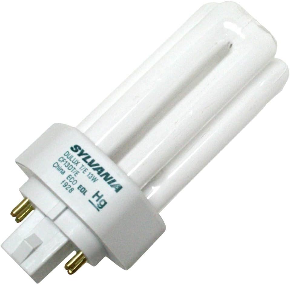 Sylvania 13W 4 Pin GX24q1 Neutral White Triple Twin Tube CFL Bulb
