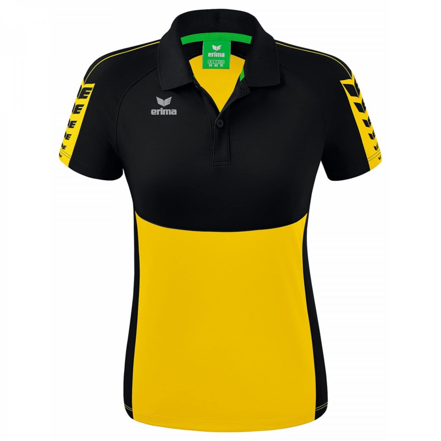 Erima Women's Six Wings Sport Polo, Yellow, 38