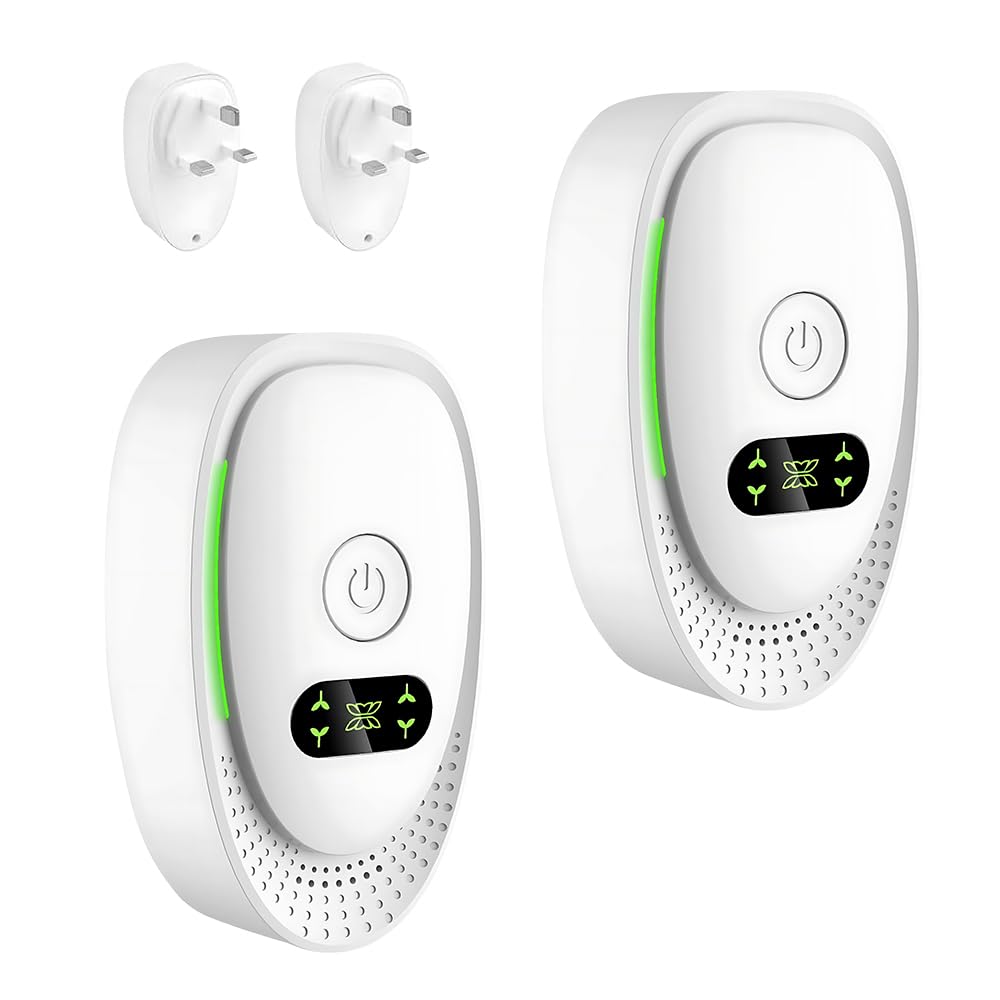 Plug-In Negative Ion Air Purifier, 2 Pack Plug in Air Purifier, Portable Mini Ioniser for Home, Quiet Plug In Air Purifiers For Home for Bedroom, Kitchen, Toilets, Pets, Smoke Odor Removal