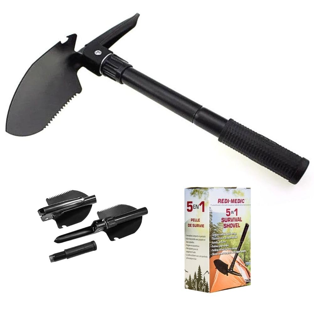 Redi-Medic Portable 5-in-1 Camp Shovel