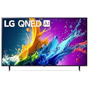 LG 43-Inch Class QNED80T Series LED Smart TV 4K Processor Flat Screen with Magic Remote AI-Powered with Alexa Built-in (43QNED80TUC, 2024)