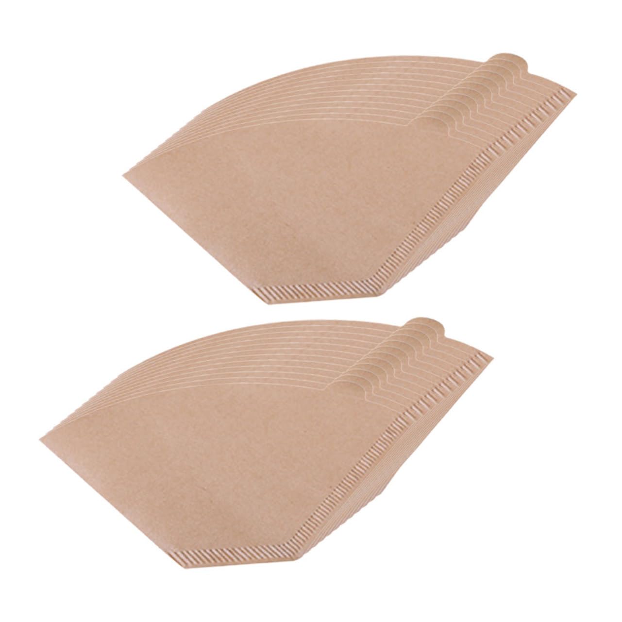 100Pcs Disposable Coffee Filtering Paper Cones Unbleached Espresso Filters for Drip Coffee Fine Filtration for Home Brewing and