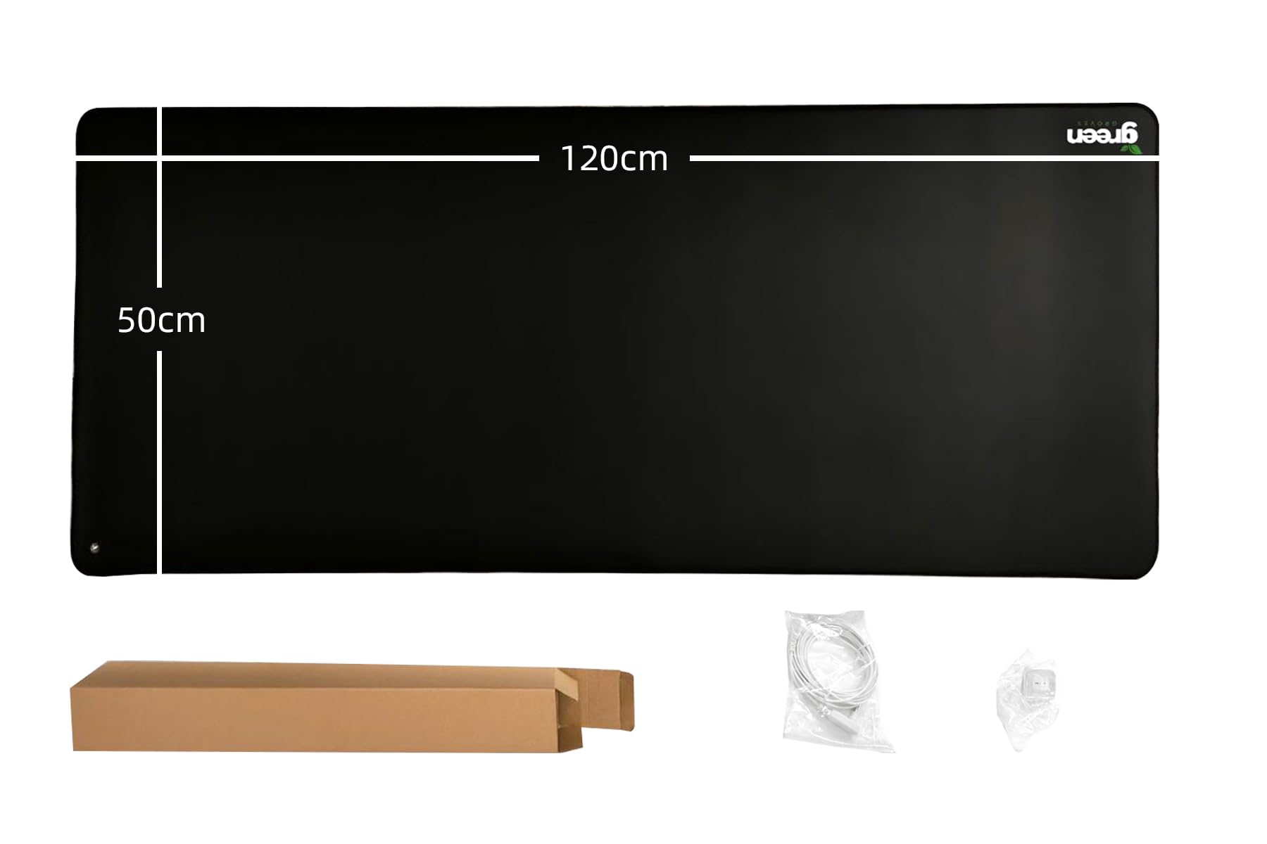 Grounding Mat Earthing UK 20x47 Inch Earthing Mat Grounding Sheet for Improved Sleep, Reduced Anxiety, Pain, Inflammation, Headache Relief, Multi Purpose Use,Feet, Mouse,Yoga, with UK Cord & Adapter