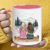 VUNVUT86 Personalized Bestie Gift - Friendship Gift For Besties, Best Friends, Sisters - Bestie Mug - Life Is Better With Friends - Birthday Gifts For BFF, Close Friend, Women, Her