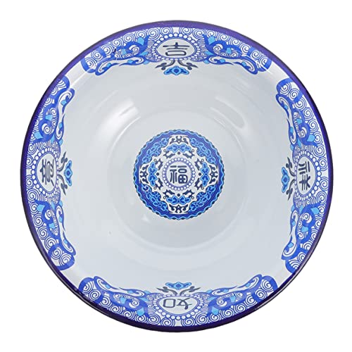 Alipis Ensalada Pasta Enamel Tazón Cena Esmalte Almacenamiento Cuenca Retro Redondo Enamelware