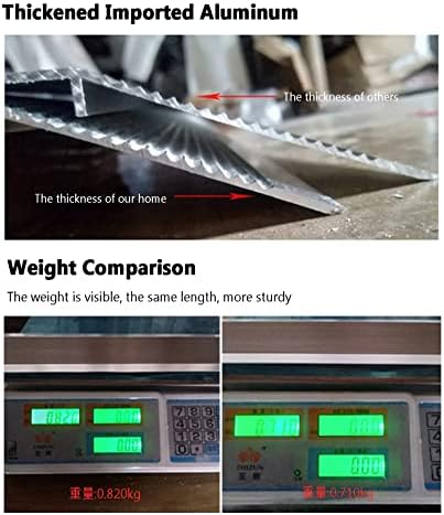 Aluminum Alloy Wood Floor Transition Strip, Reducer Flute with Snap Track, Thresholds Edging Trim Strip for Uneven Floor, Tile Edge Banding, 90cm/36in (Color : Gold, Size : Width 55mm)