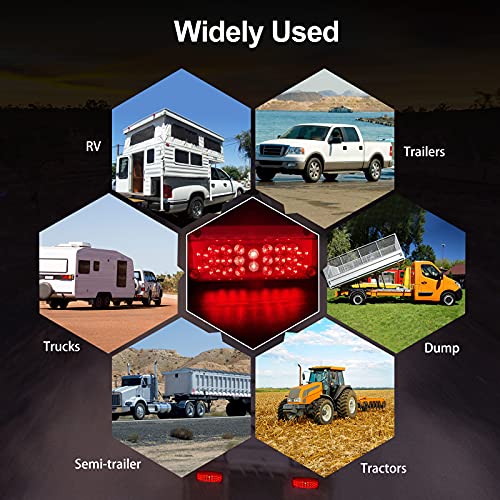 VINAUO LED Trailer lights, RV Tail Lights LED, RV Brake Lights, RV Tail