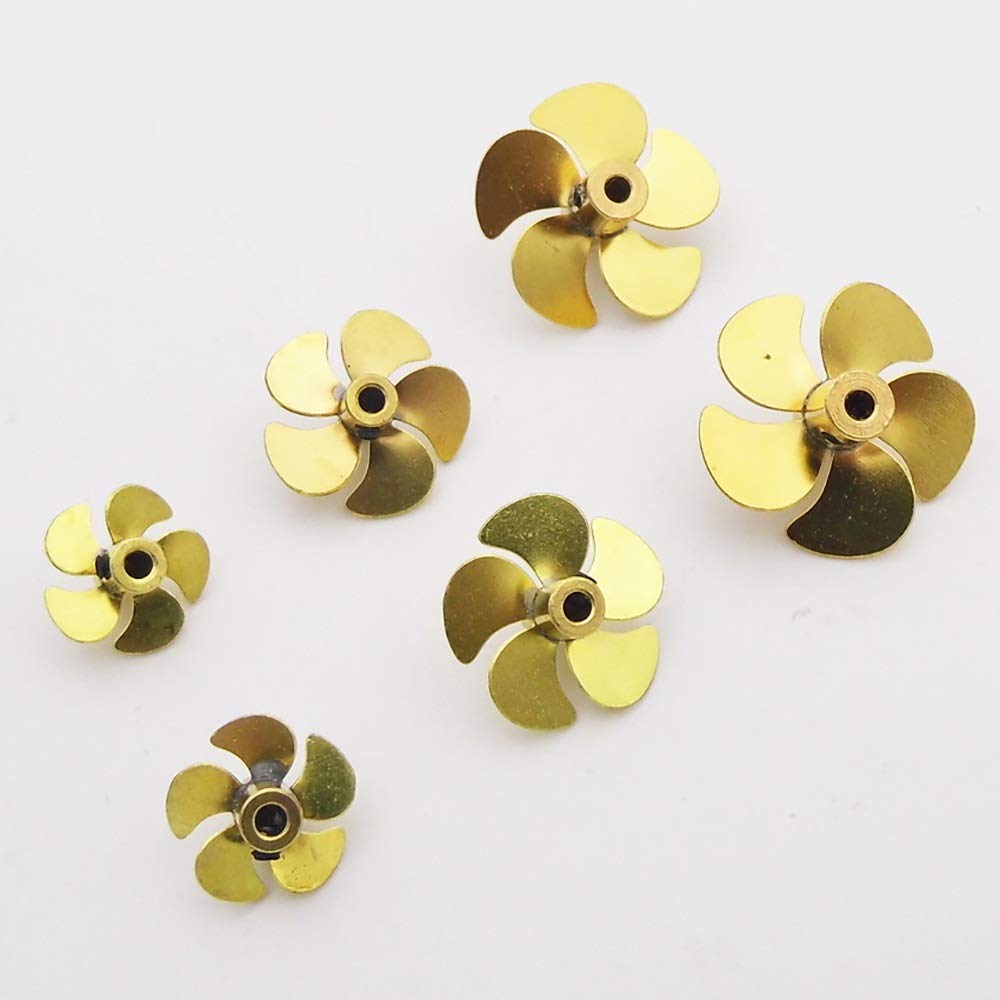 Hélice En Cuivre à 5 Pales, Mini Accessoire Pour Arbre De 2mm