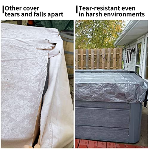 Hot Tub Cover Cap Prevent Snow Rain&Dust Swim Spa Cover Bag 76"X76"X12" #TOP3