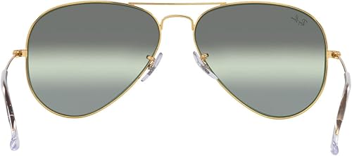 Vista 67 de Ray-Ban Rb3025 Classic Aviator - Lentes de sol clásicos de aviador Polarizado dorado/verde