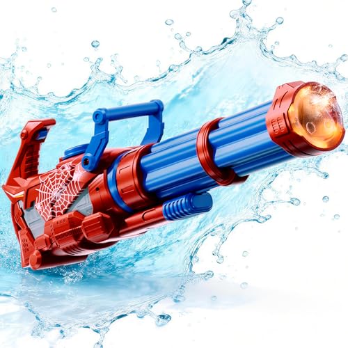 Electric Big Gatling Squirt Water Gun for Kids Adults - High Power