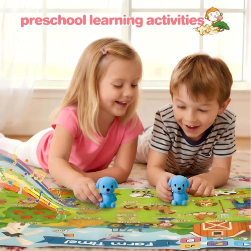 U-LEARNER Talking Pen + 20 Interactive Learning Posters for Toddlers 1-3 | Educational Toys for 3 4 5 6 Year Olds |Homeschool Essential for Preschool, Gifts for Boys & Girls - Image 2
