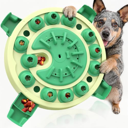 KADTC Large 3-Level Dog Puzzle Toy, Mental Stimulation Games for Smart Dogs