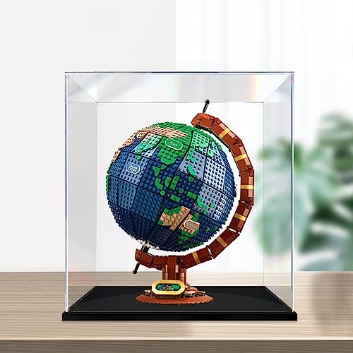 Duvindd Acrylic Display Case For Collectibles Lego Clear Assemble Acrylic Display Box Countertop Dustproof Protection Showcase Toys Action Figure Stand Home Storage Box With Base (17X17X16 Inch) #TOP4