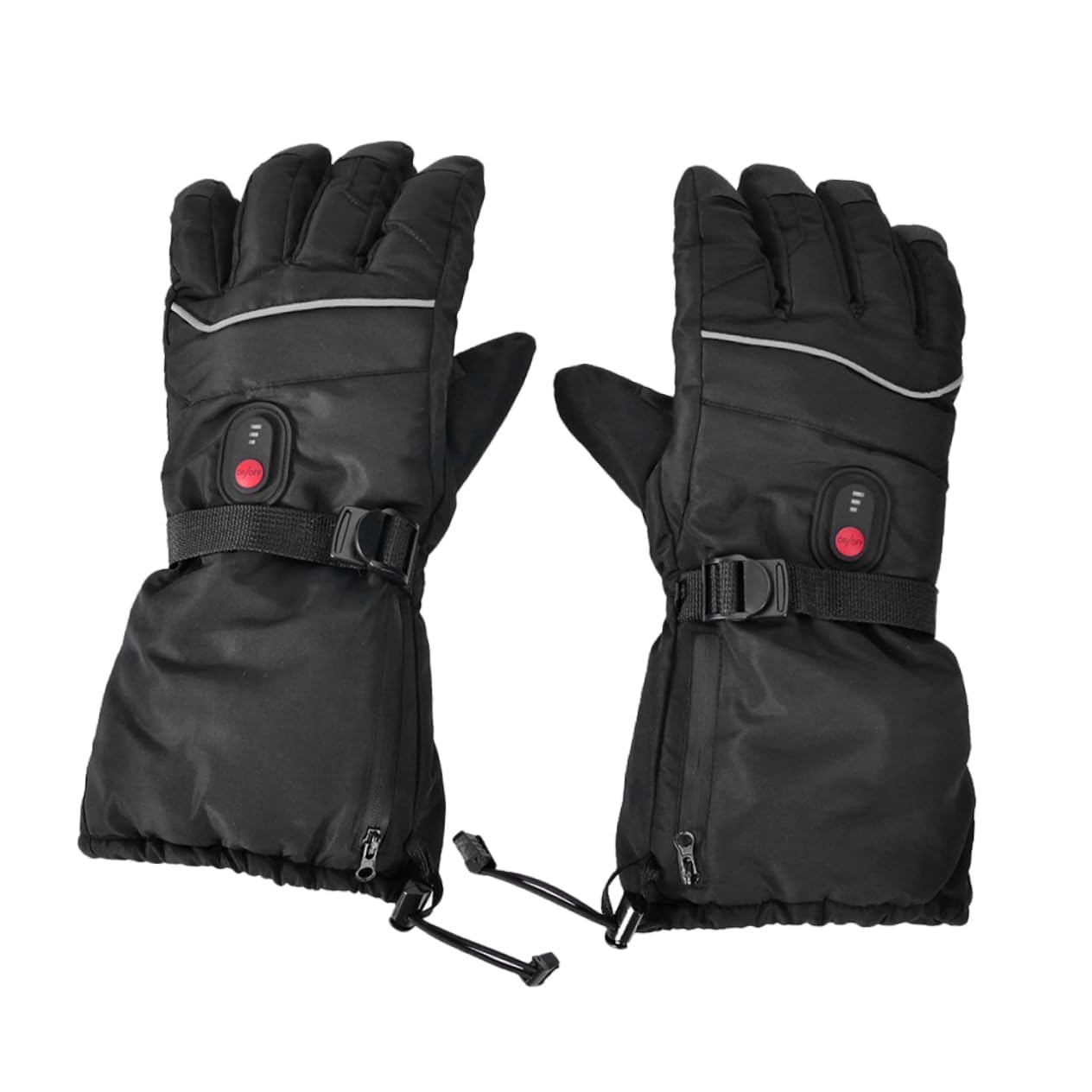 GALPADA 1 Pair Rechargeable Heated Gloves for Men Women Electric Ski Warm Gloves with Temperature Control Versatile for Skiing Hiking and Camping Dexterous Finger Separated Design for