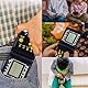 Retoo Großbild-Ziegel Spielkonsole Klassisches Spielekonsole Retro Handheld Puzzlen Spiele 9999 in 1 Freizeitpuzzle Elektronisches Ziegelspiele Tragbare 2 x AA-Batterien Spielmaschine fur Kinder
